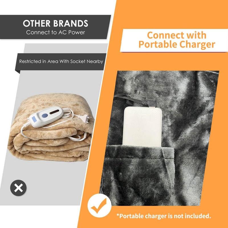 Heated Blanket - Stay Warm While Camping