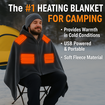 Heated Blanket - Stay Warm While Camping